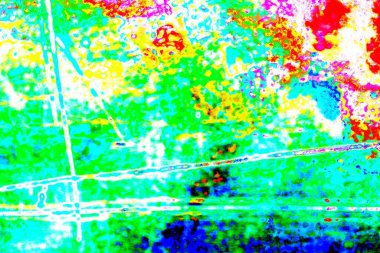 Mavi renklerin soyut suluboya paleti, karışık renk, arkaplan, vektör illüstrasyonu, bir renk karışımı