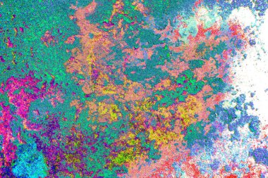 Çizik ve çatlaklarla metal doku