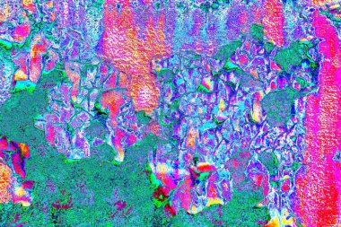 Dökülen boya paslı metal dokusu