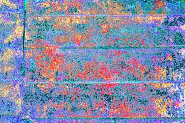 Çizik ve çatlaklarla metal doku