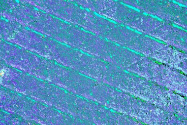 Çizik ve çatlaklarla metal doku