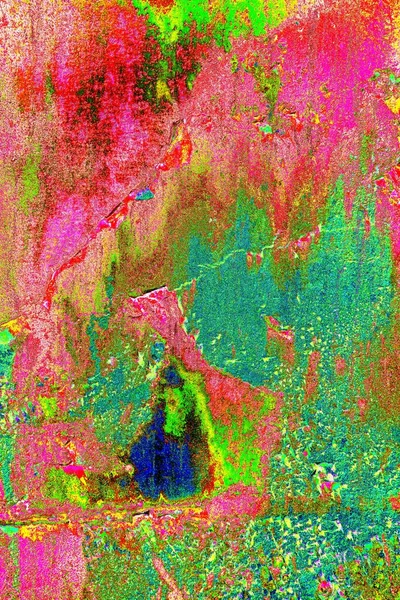 Dökülen boya paslı metal dokusu