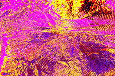 Kırışık kırmızı polietilen film dokusu