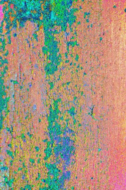 Çizik ve çatlaklarla metal doku