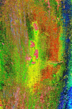 Çizik ve çatlaklarla metal doku