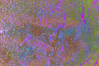 Yaratıcı ve tasarım sanatı, eski duvar dokusu. Duvar kağıdı için soyut renkli doku arkaplanı. 