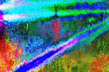 Çizik ve çatlaklarla metal doku.