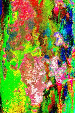 Çizik ve çatlaklarla metal doku