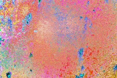 Karışık renklerin soyut suluboya paleti, arkaplan, vektör illüstrasyonu