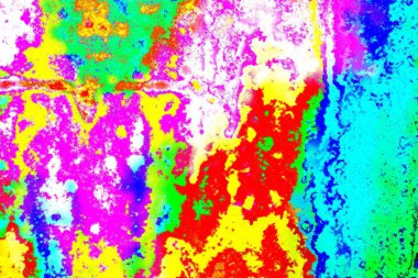 Karışık renklerin soyut suluboya paleti, arkaplan, vektör illüstrasyonu