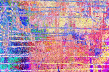 Çizik ve çatlaklarla metal doku