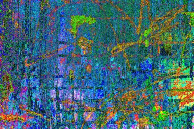 Çizik ve çatlaklarla metal doku