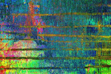 Çizik ve çatlaklarla metal doku