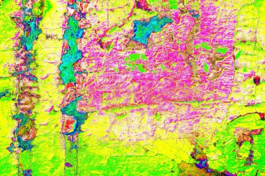 Yaratıcı ve tasarım sanatı, eski duvar dokusu. Duvar kağıdı için soyut renkli doku arkaplanı. 