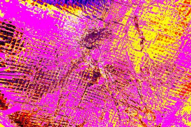 Kırışık kırmızı polietilen film dokusu