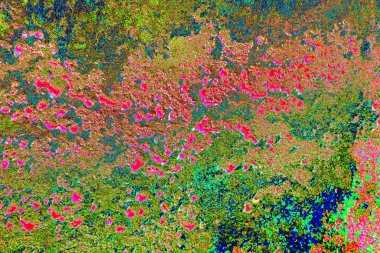 Çizik ve çatlaklarla metal doku