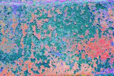 Çizik ve çatlaklarla metal doku