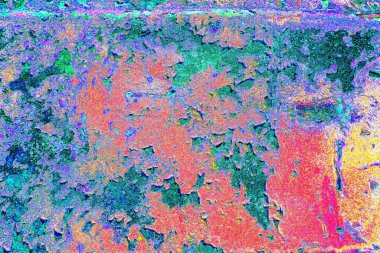 Çizik ve çatlaklarla metal doku