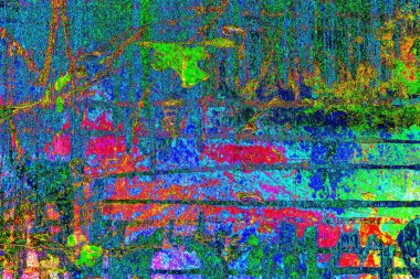 Çizik ve çatlaklarla metal doku