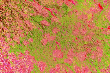 Çizik ve çatlaklarla metal doku