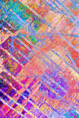 Çizik ve çatlaklarla metal doku