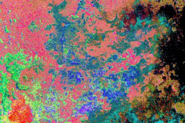 Çizik ve çatlaklarla metal doku