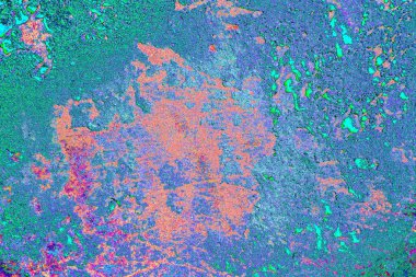 Çizik ve çatlaklarla metal doku