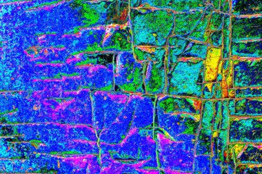 Yaratıcı ve tasarım sanatı, eski duvar dokusu. Duvar kağıdı için soyut renkli doku arkaplanı. 