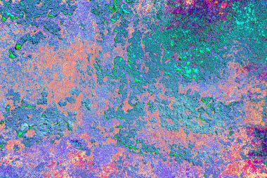 Çizik ve çatlaklarla metal doku