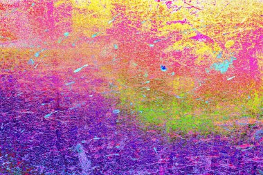 Çizik ve çatlaklarla metal doku