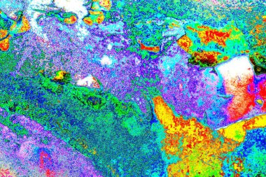 Karışık renklerin soyut suluboya paleti, arkaplan, vektör illüstrasyonu