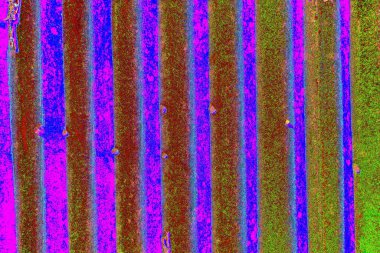 Oluklu eski çatı dokusu