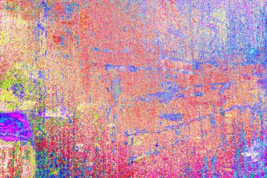 Çizik ve çatlaklarla metal doku