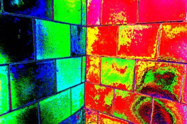 Soyut arkaplan renkli modern desen 