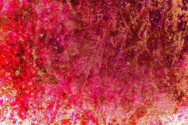 Çizik ve çatlaklarla metal doku