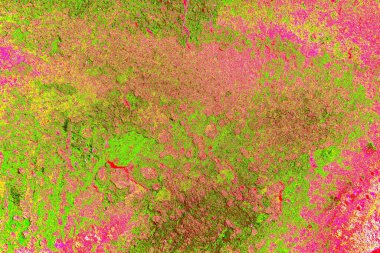 Çizik ve çatlaklarla metal doku