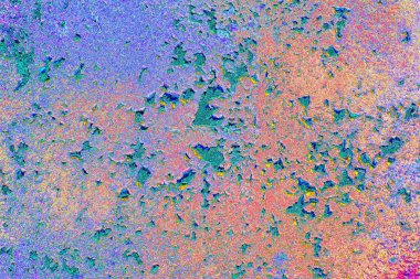 Çizik ve çatlaklarla metal doku