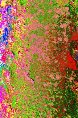 Çizik ve çatlaklarla metal doku