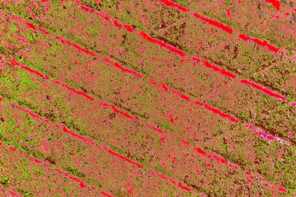 Çizik ve çatlaklarla metal doku