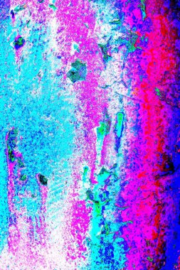 Çizik ve çatlaklarla metal doku