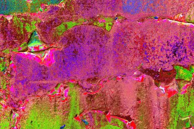 Dökülen boya paslı metal dokusu