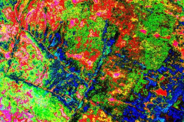 Soyut arkaplan renkli modern desen 