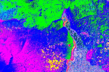 Soyut arkaplan renkli modern desen 