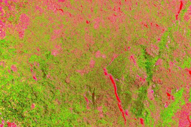 Çizik ve çatlaklarla metal doku