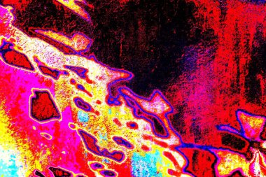 Çizik ve çatlaklarla metal doku