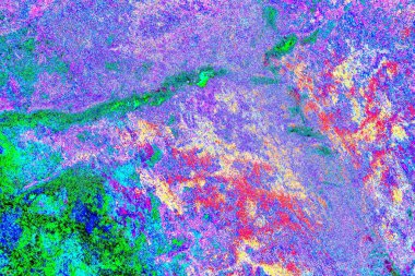 Çizik ve çatlaklarla metal doku