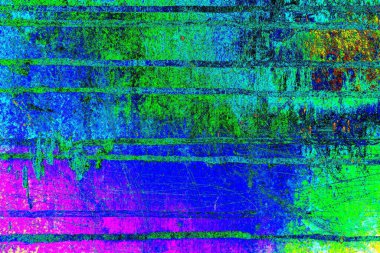 Çizik ve çatlaklarla metal doku