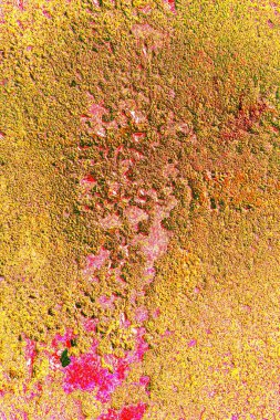 Metal boya dokusu ve arkaplan