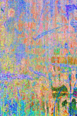 Çizik ve çatlaklarla metal doku