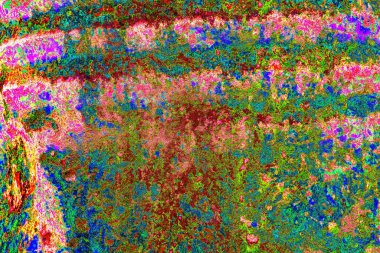 Çizik ve çatlaklarla metal doku